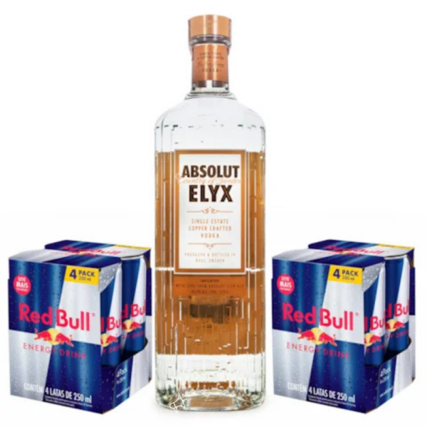 Absolut Elyx + 8  Redl Bull